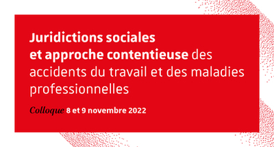 Cycle de conférences sur la santé au travail 2021-2022