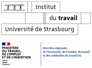 Logo de la DIRECCTE Grand Est et de l'Institut du travail de Strasbourg